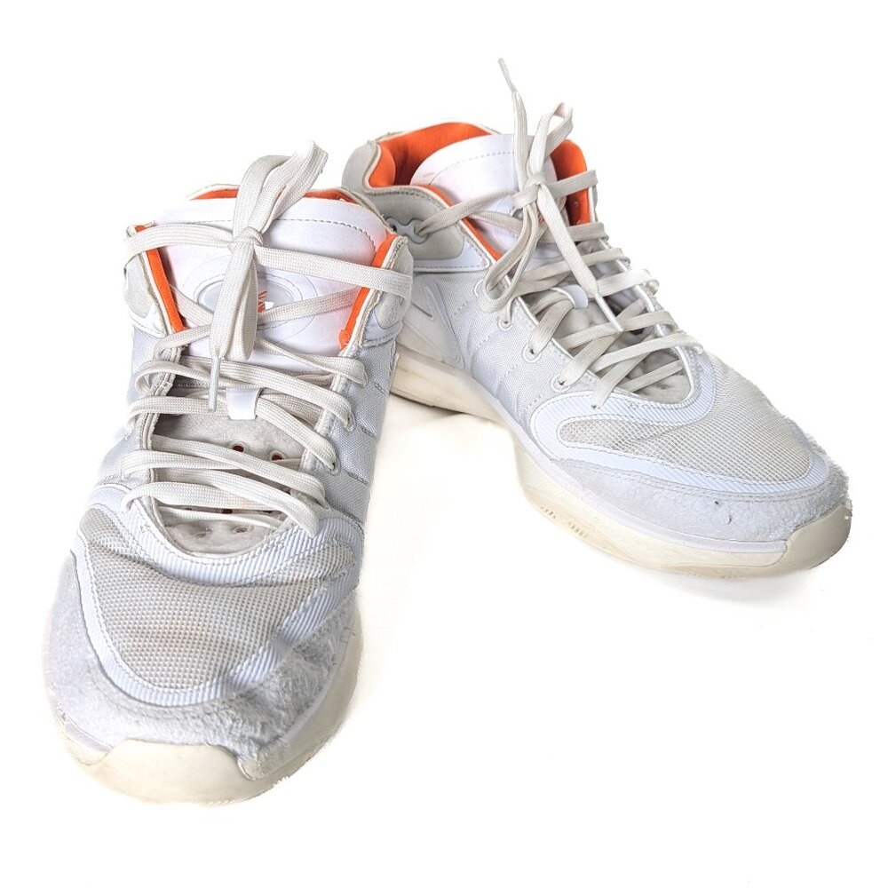 Nike Men’s 12 G.T. Hustle 2 Basketball Shoes White Sail Safety Orange DJ9405-104